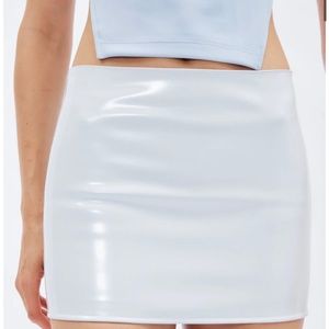 Laquan Smith Sky Mini Skirt - Ice Blue